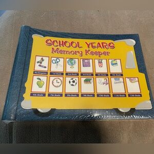 School Years Memory Keeper Album - NEW